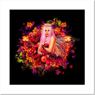 Beautiful Autumn Fairy Posters and Art